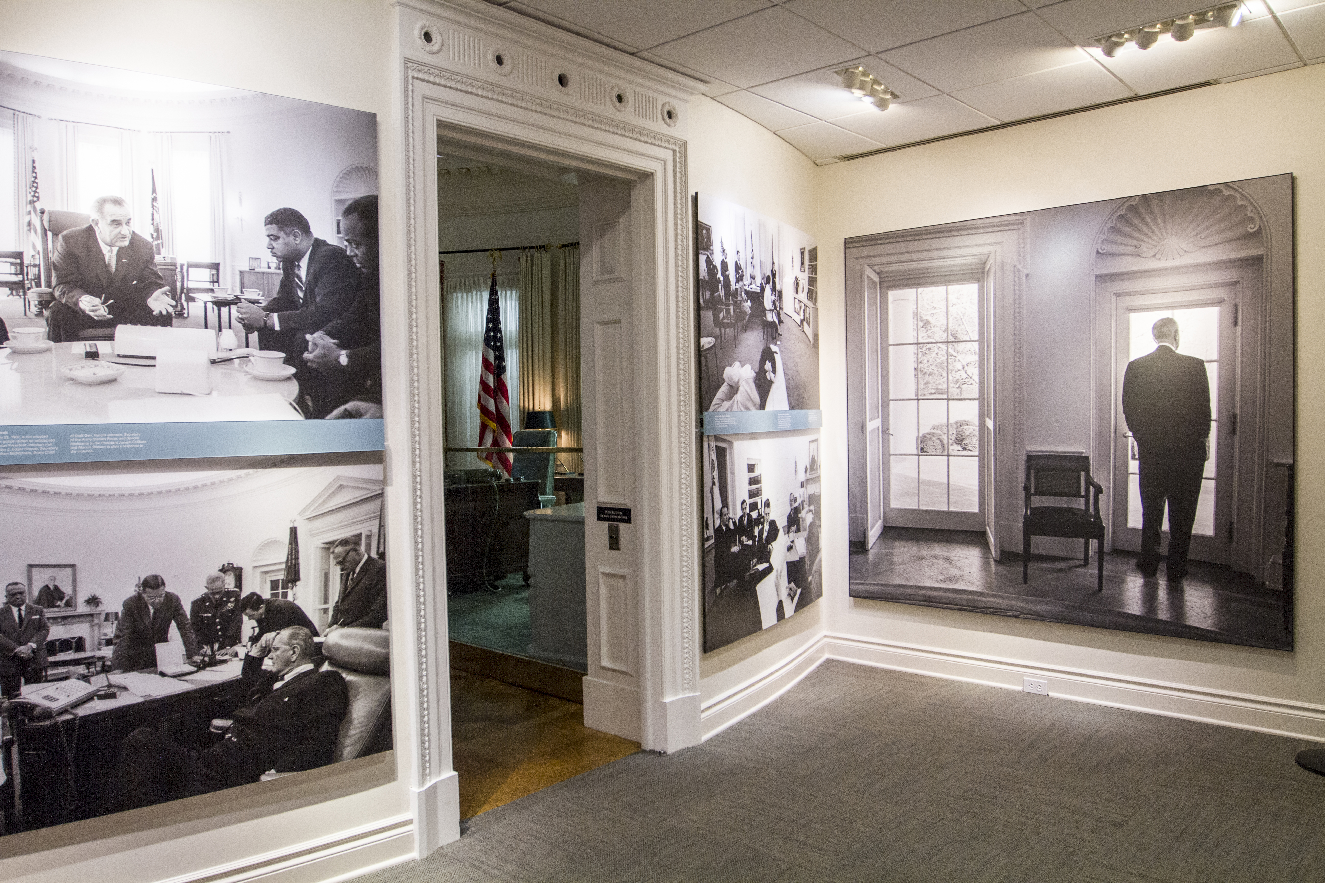 Exhibits on the 10th floor after the completed redesign.