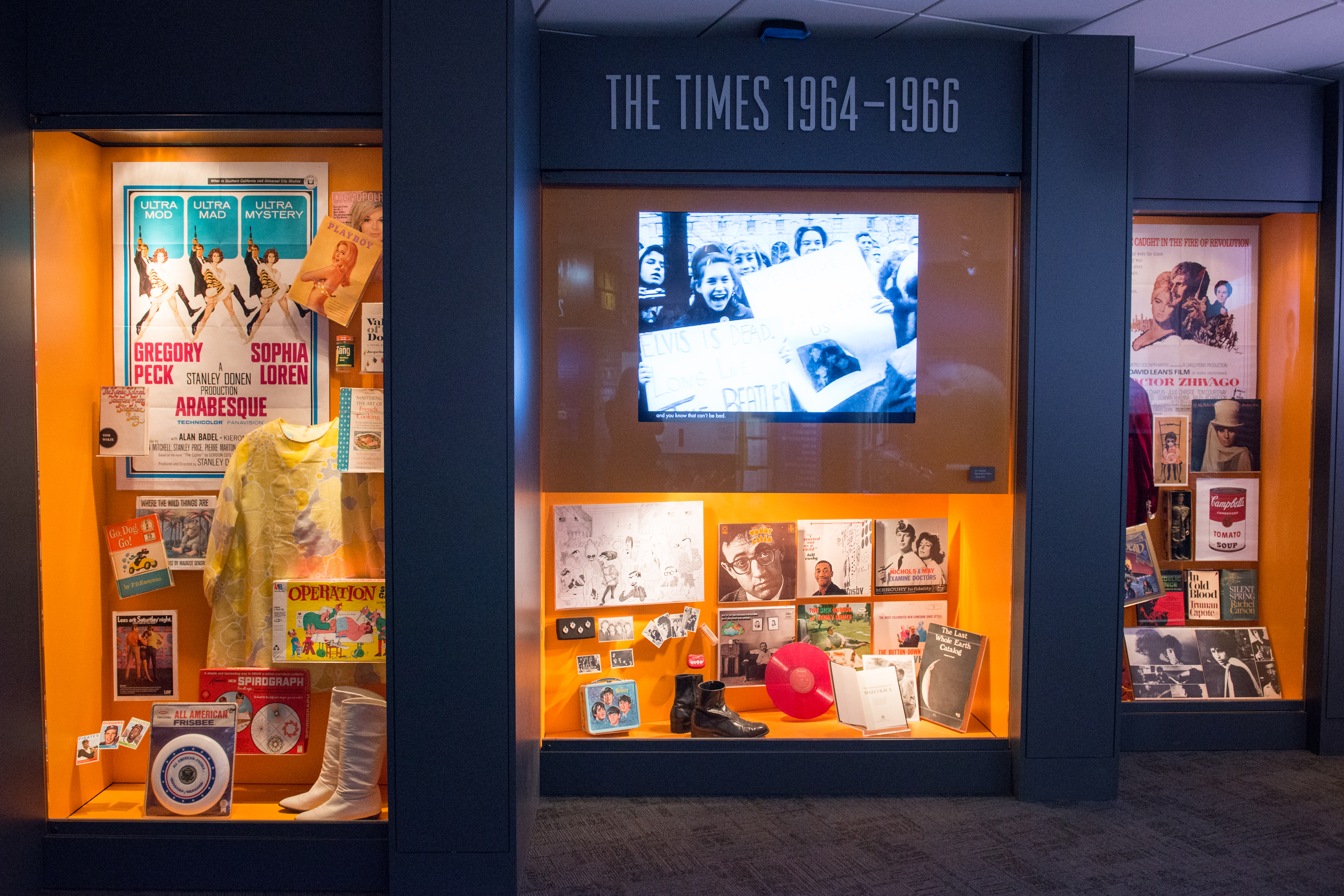 Exhibits at the LBJ Presidential Library. 