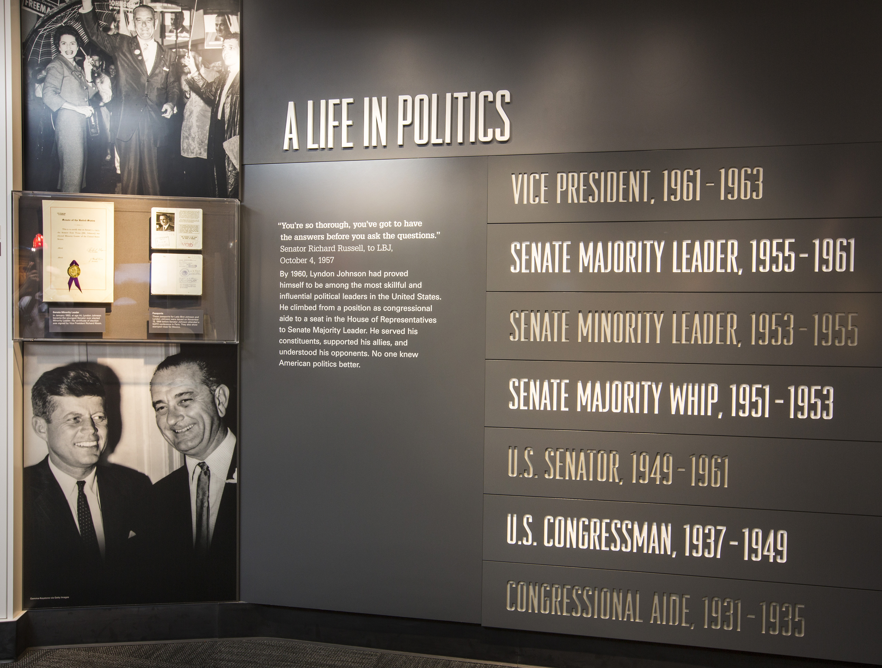 LBJ Library exhibits