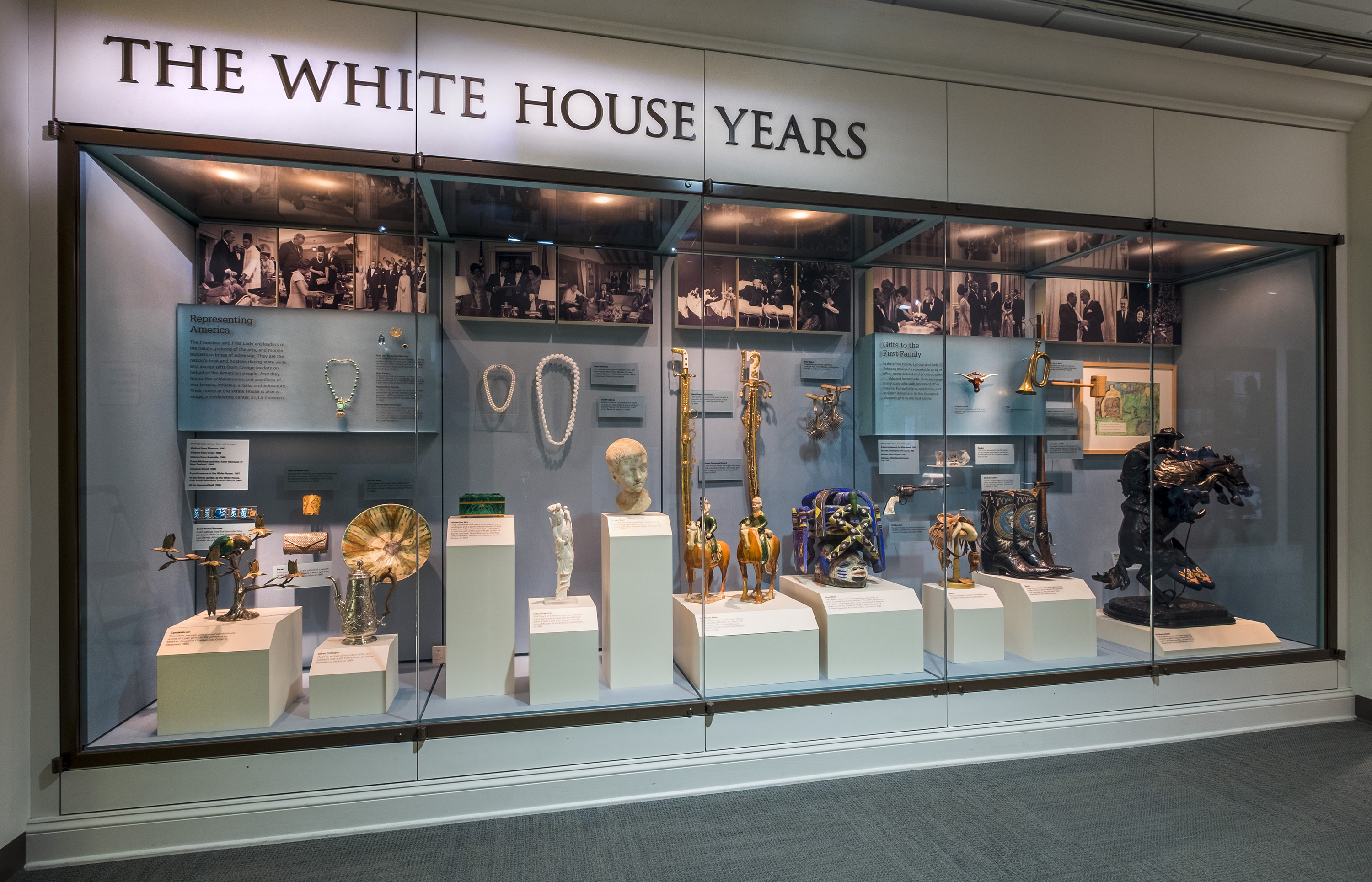 The White House Years exhibit on the 10th floor of the LBJ Presidential Library.