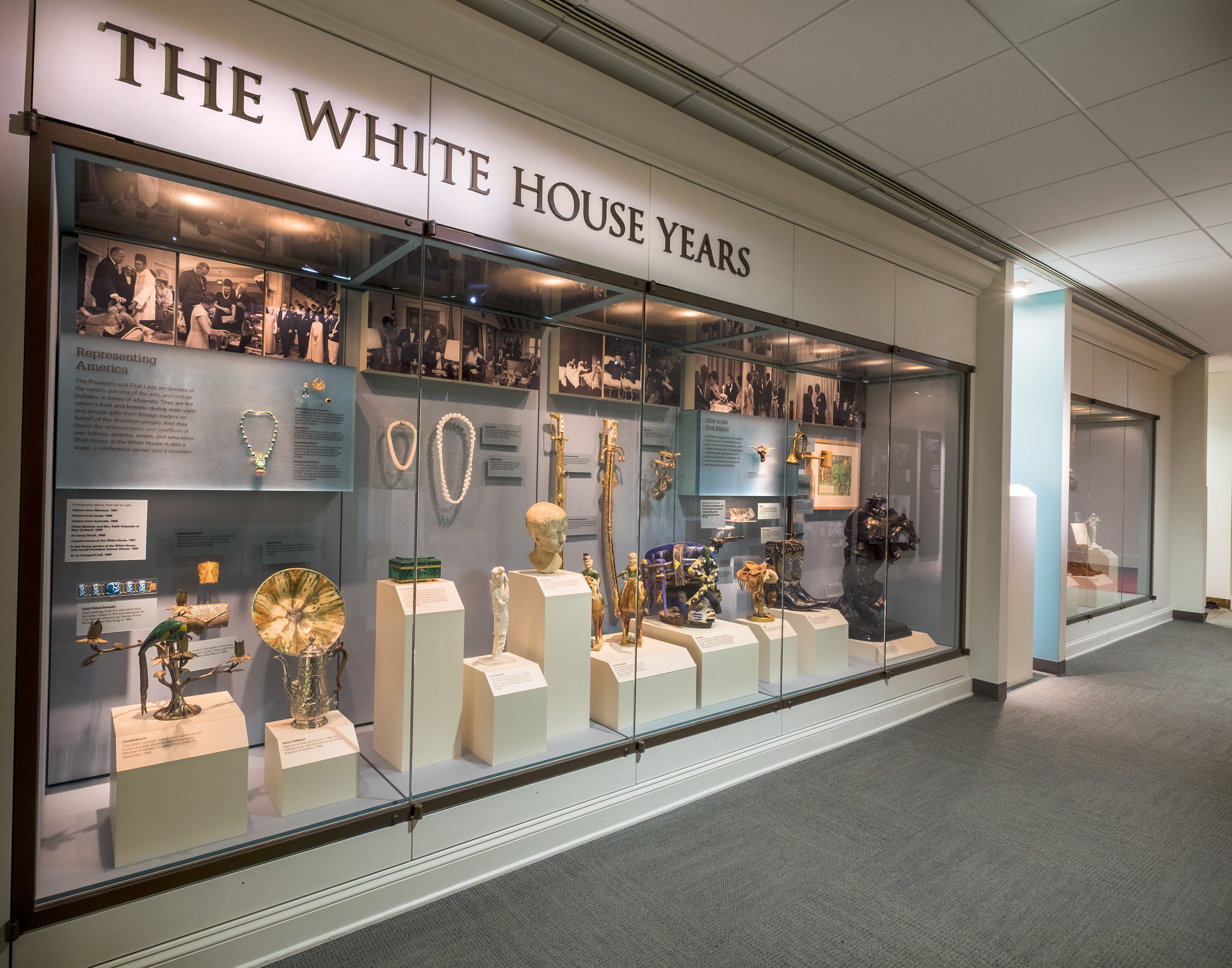 The White House Years exhibit on the 10th floor of the LBJ Presidential Library.