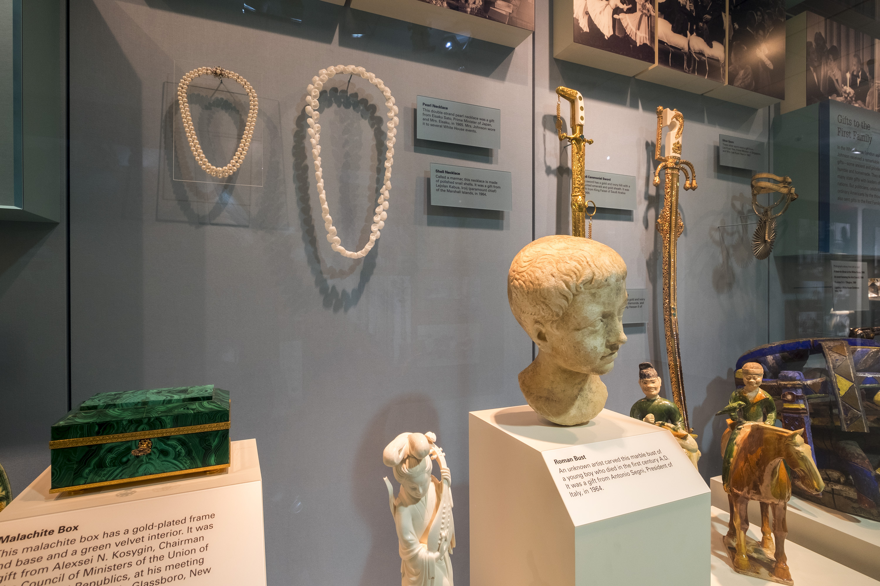 The White House Years exhibit on the 10th floor of the LBJ Presidential Library.