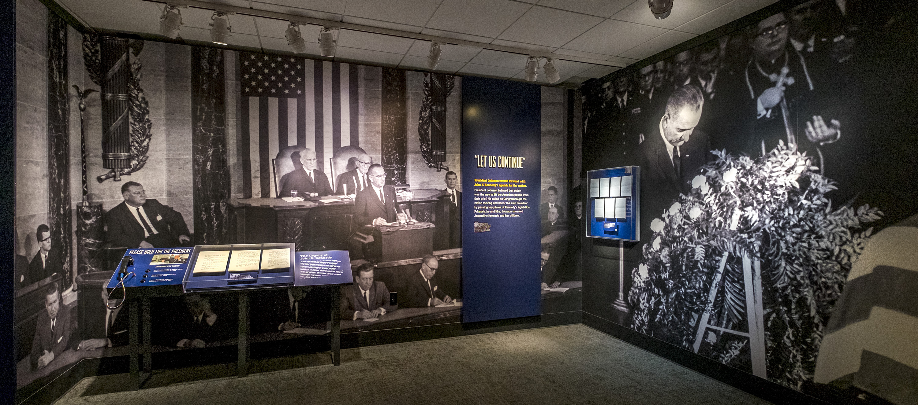  The "Let Us Continue" exhibit at the LBJ Presidential Library