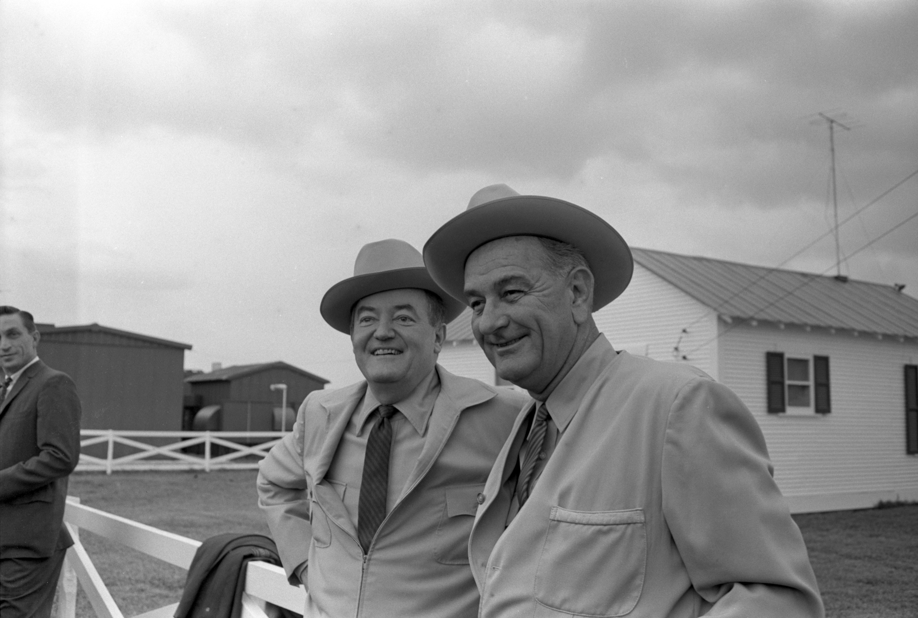 Vice President elect Hubert H. Humphrey and President Johnson