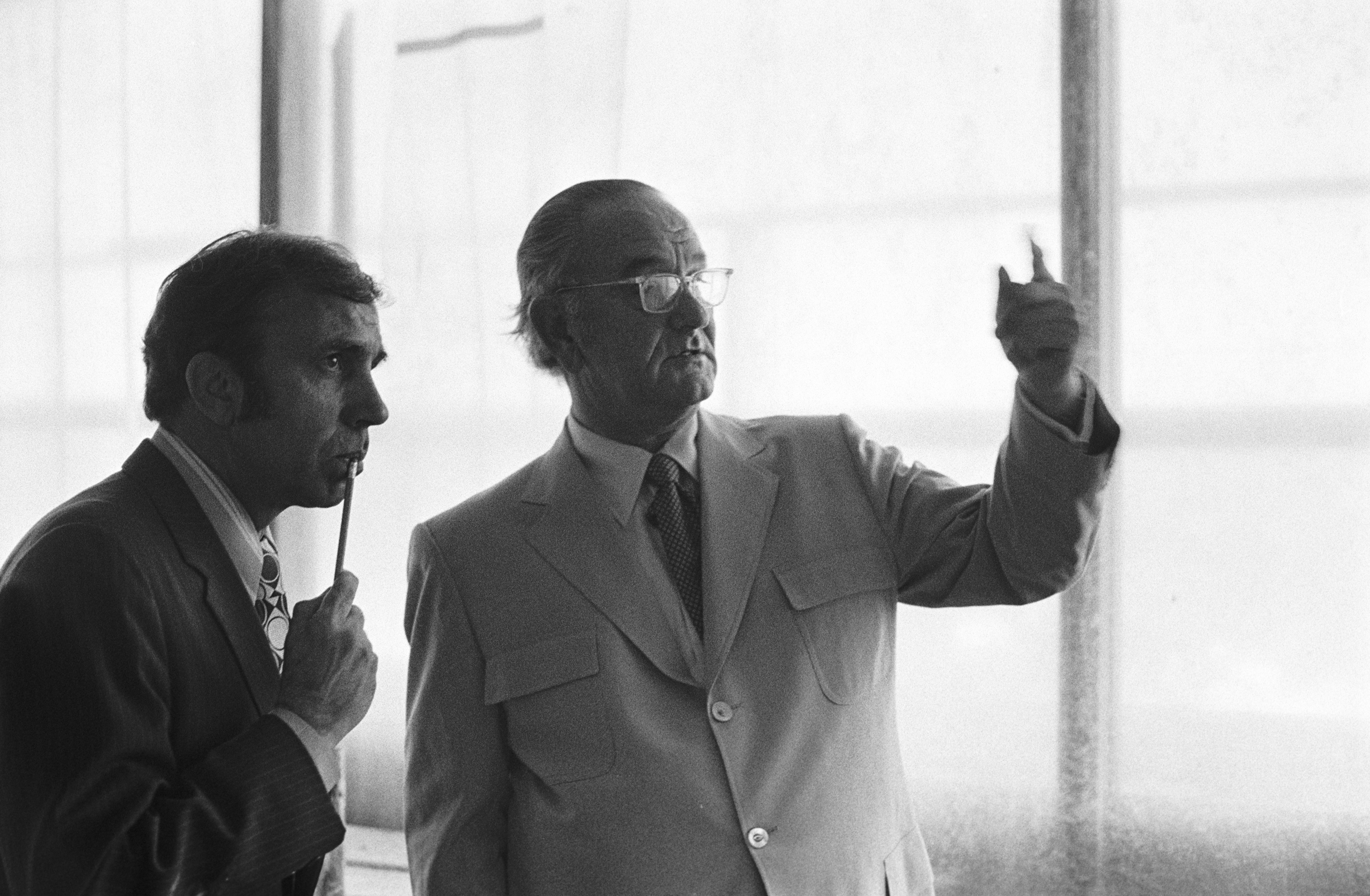Harry Middleton and Lyndon B. Johnson