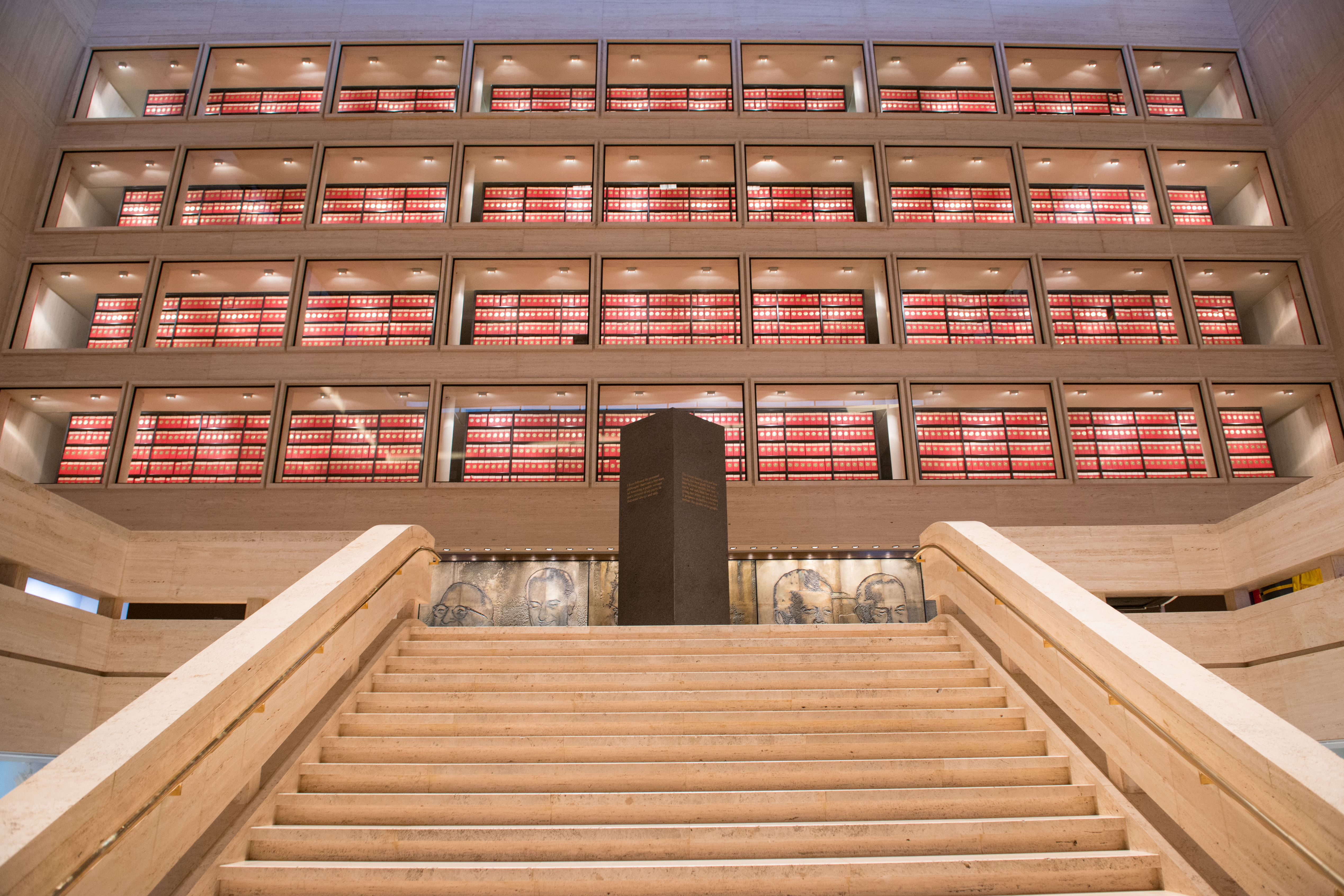 The Great Hall at the LBJ Presidential Library.