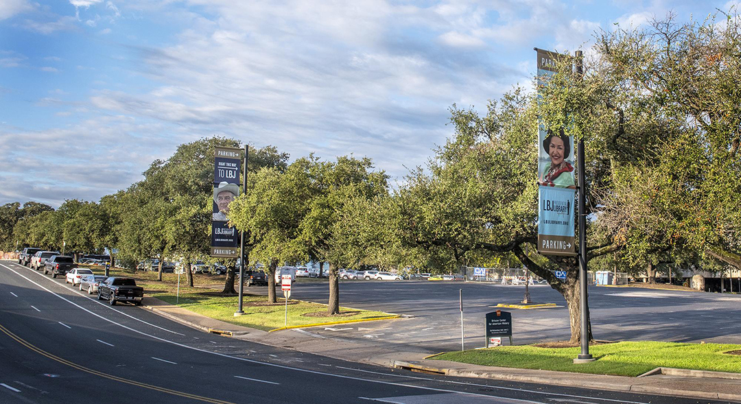 LBJ Library parking 
