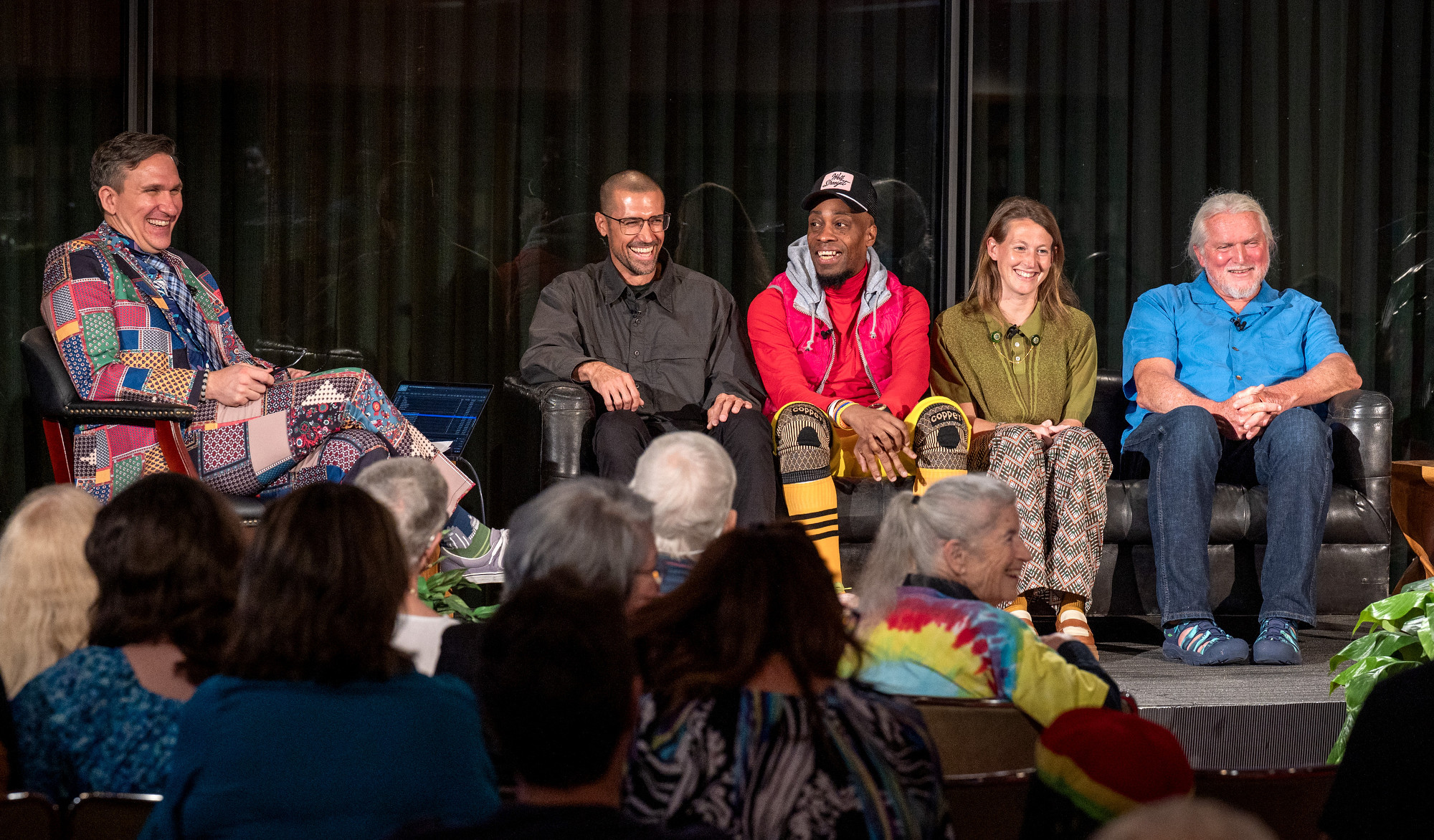 Matt Largey, J Muzacz, Broderick James, Jr., Amy Stansbury and Les Carnes.