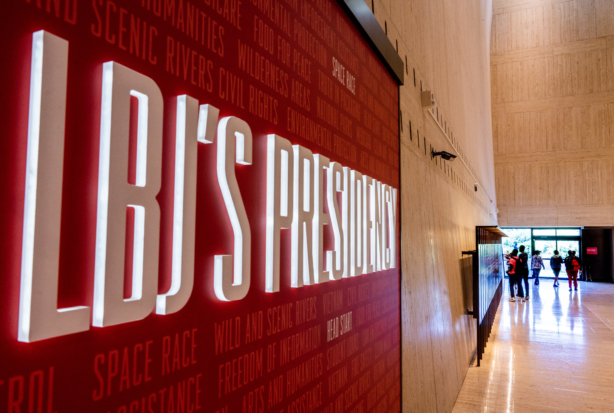 The LBJ Library in Austin, Texas.