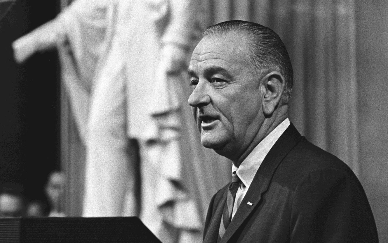 Photo - Signing of the Voting Rights Act - LBJ Library