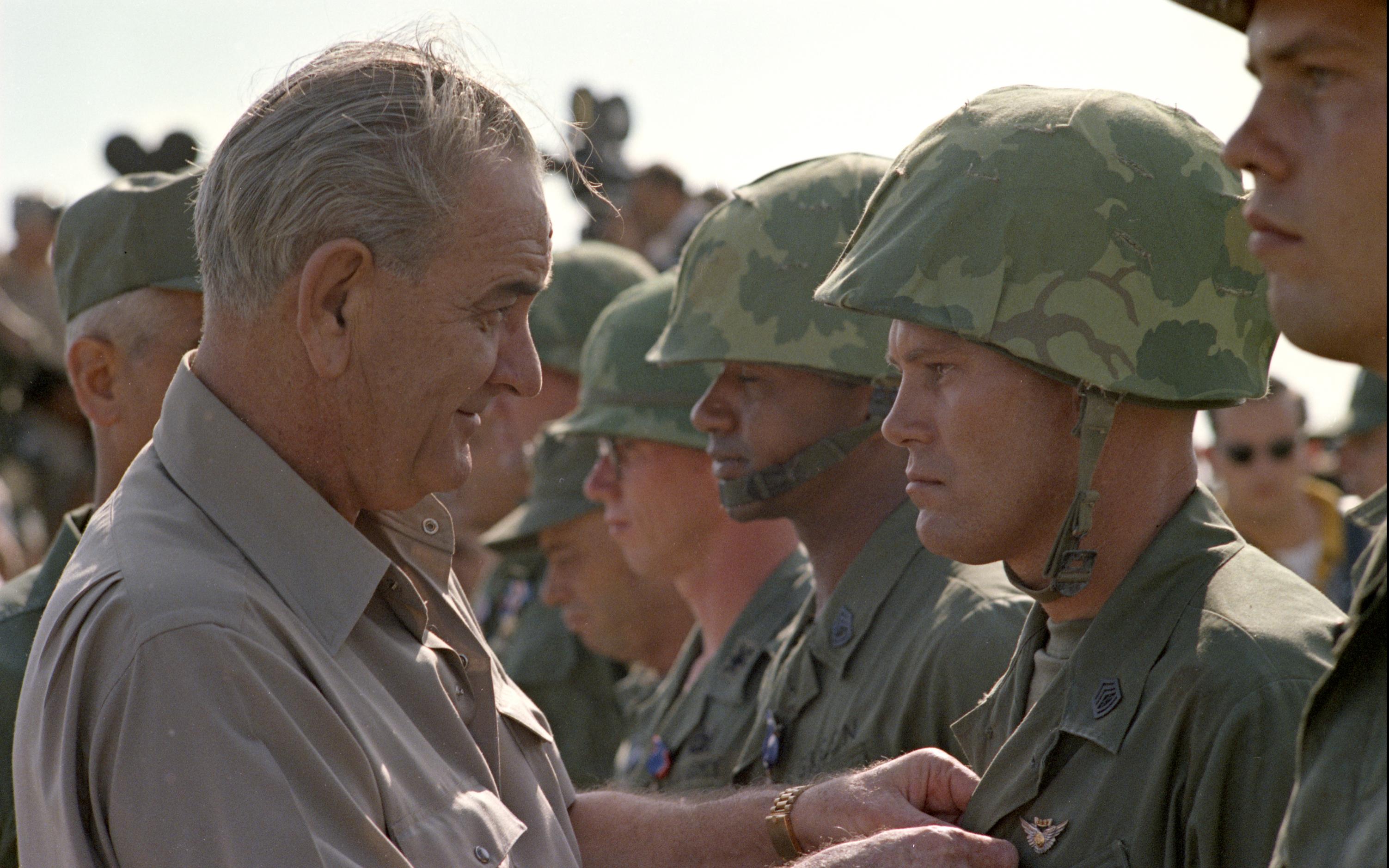 Photo December 1967 President Johnson's Second and Final Visit to