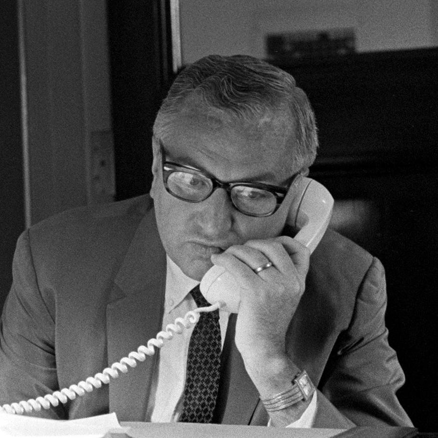 Sec. John Connor on the telephone the day of the impending Steel Strike.