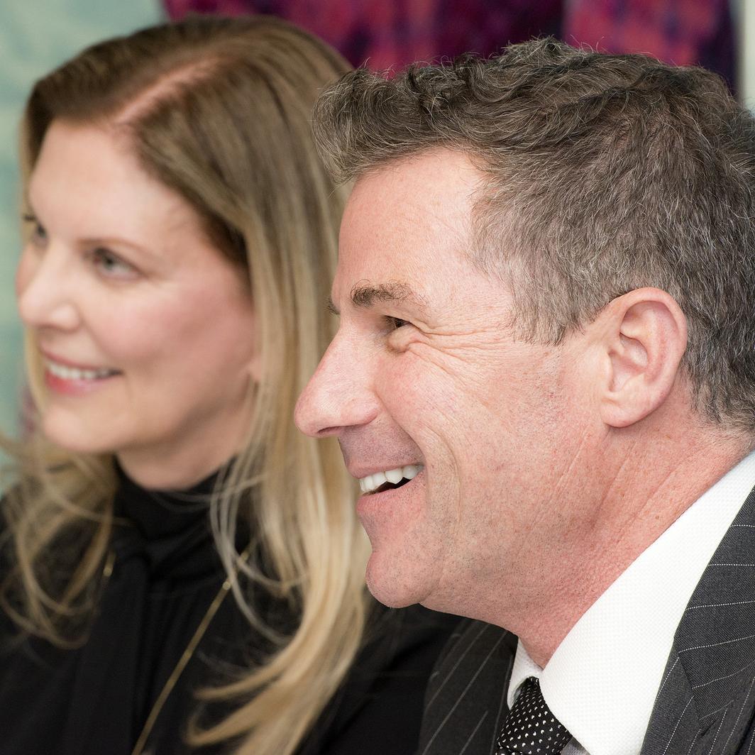 Lea Berman and Jeremy Bernard at their book signing.