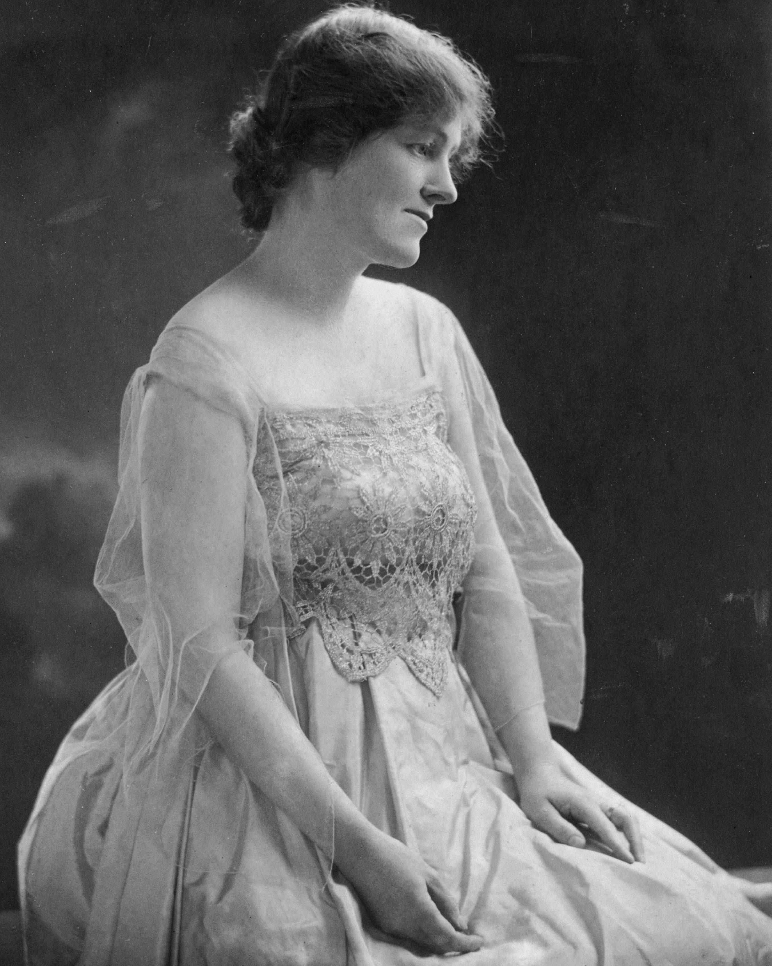 Portrait of Lyndon B. Johnson's mother, Rebekah Baines Johnson, in 1917.