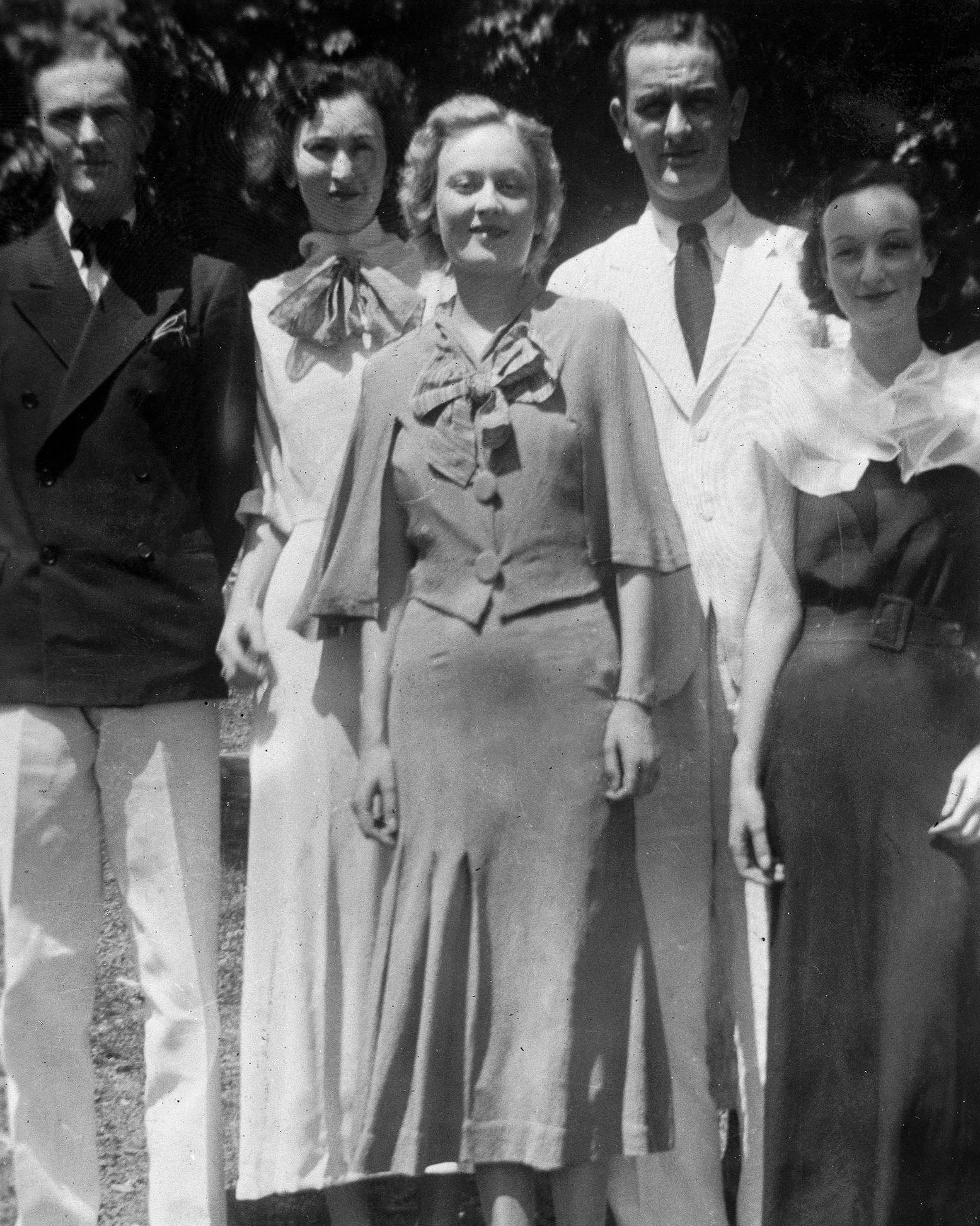 Lyndon Johnson with his siblings