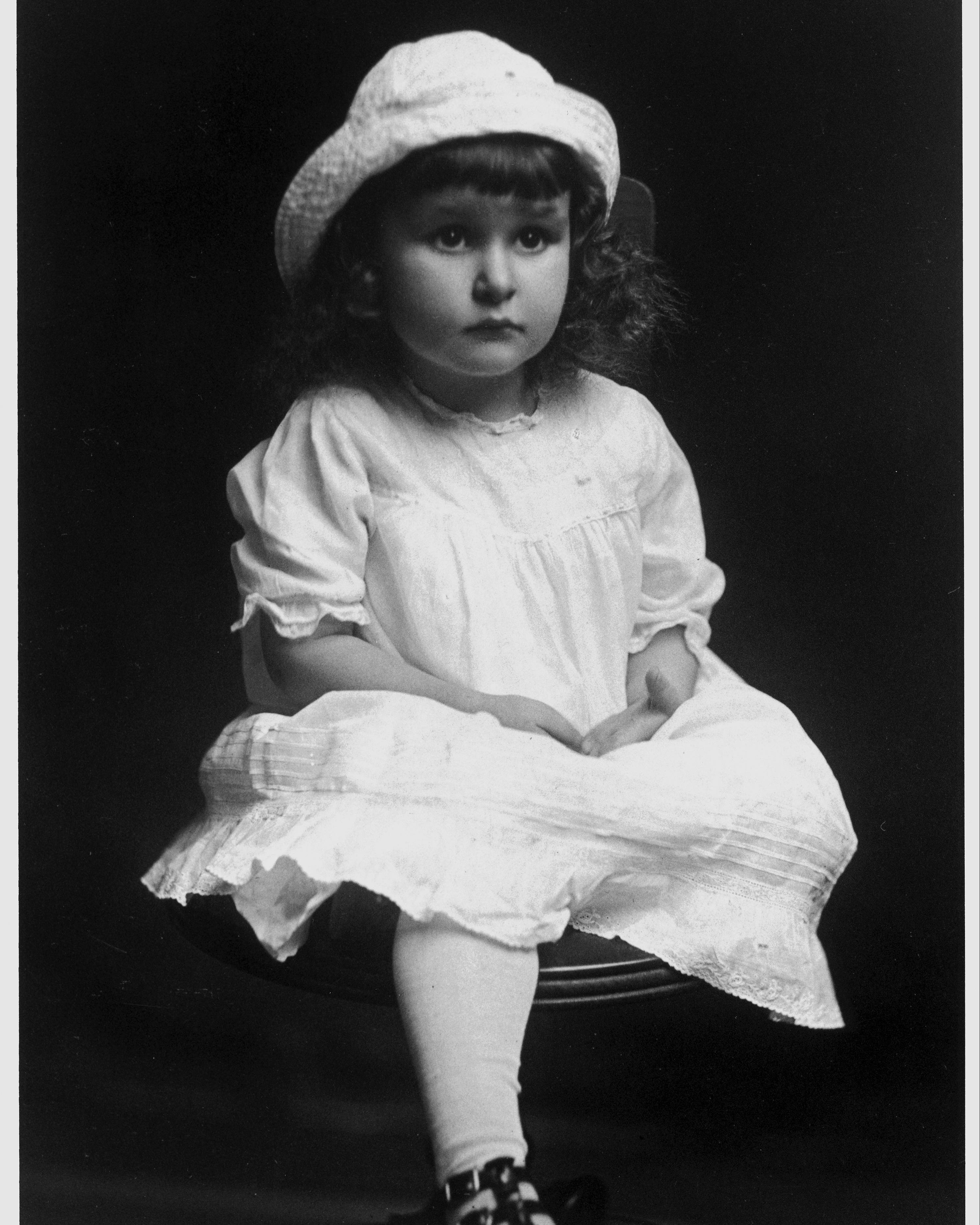 Childhood portrait of Claudia Alta "Lady Bird" Taylor.