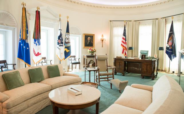 The Oval Office at the LBJ Library