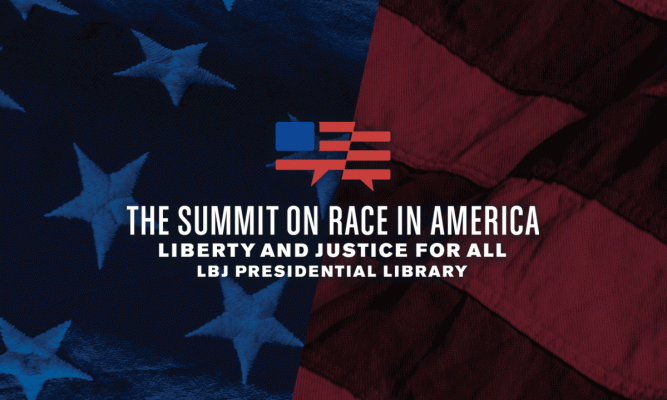 The Summit on Race in America logo