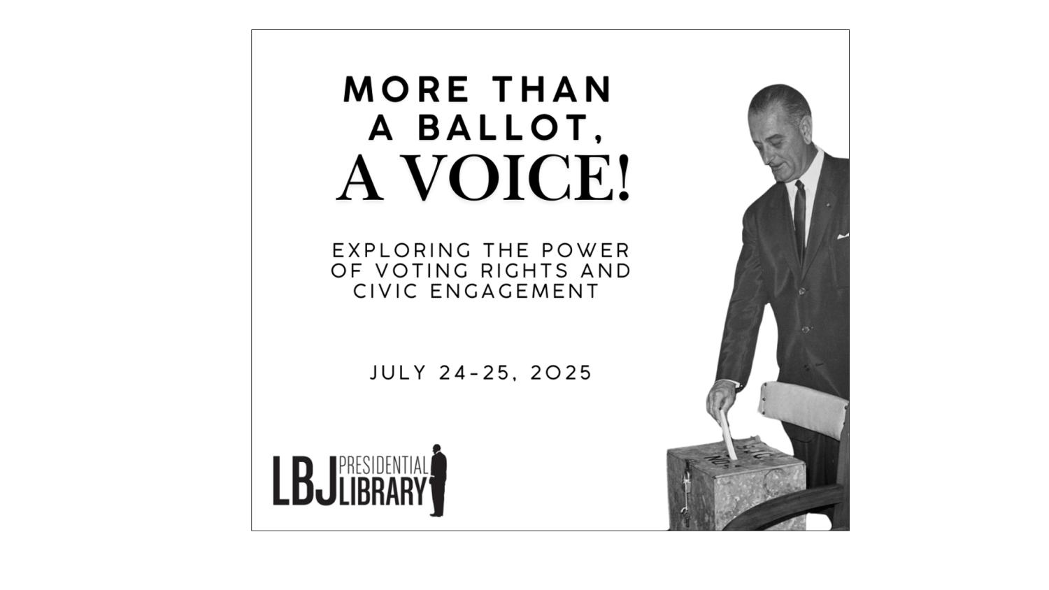 More Than a Ballot, a Voice!