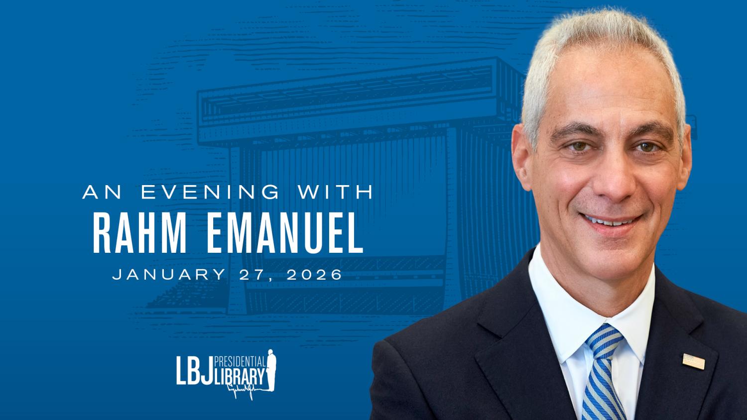 Evening With Rahm Emanuel