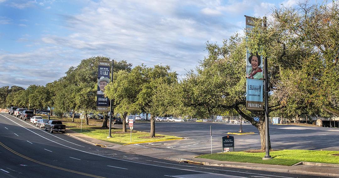 LBJ Library parking 
