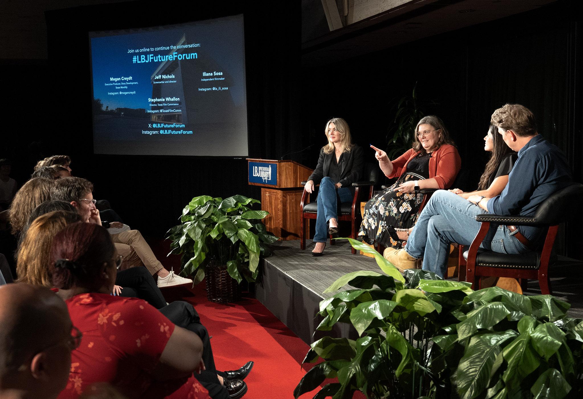 Megan Creydt, Stephanie Whallon, Iliana Sosa and Jeff Nichols