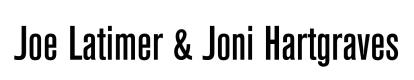 Joe Latimer and Joni Hartgraves